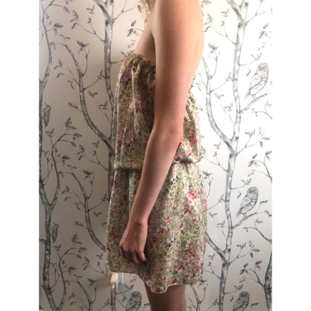Kristina Ti Floral Asymmetrical Dress Size 40 - Picture 4 of 6